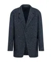 Dior First-cut Wool Single-breasted Suit Coat In Black