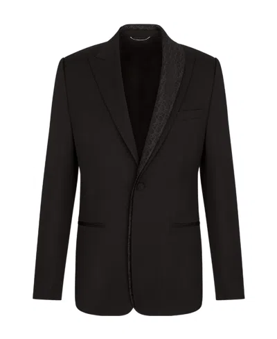 Dior First-cut Wool Single-breasted Suit Coat In Black