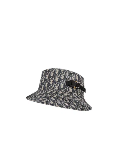 Dior Oblique Bucket Hat In Black