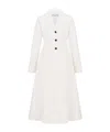 Dior Fitted Coat In White