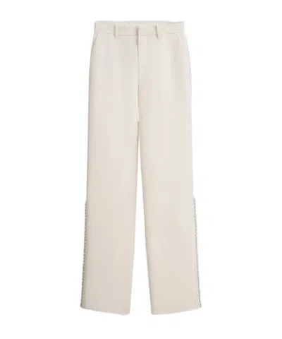 Dior Fitted Flared Pants In Neutral