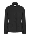 Dior Jacket Tailored Flap Pockets In Black