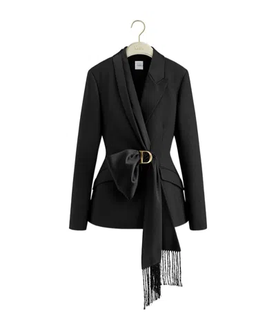 Dior Fitted Jacket In Black