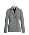 Dior Fitted Jacket In Gray