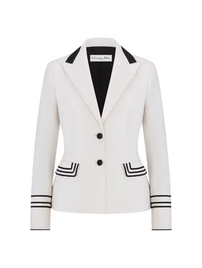 Dior Fitted Jacket In Gray