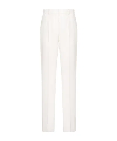 Dior Fitted Pants In White