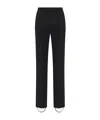 Dior Fitted Stirrup Pants In Black