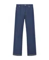 Dior Five Bags Of Zipper Jeans In Blue