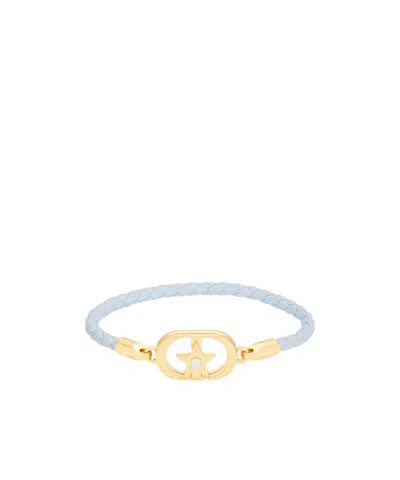 Dior Five-pointed Star Bracelet In Sky Blue/gold