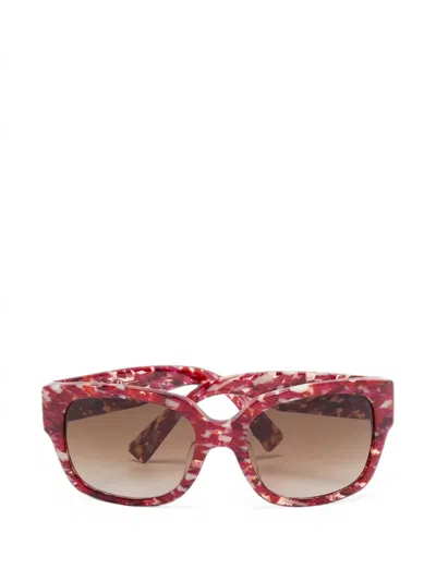 Pre-owned Dior Flanelle F Squared-france Sunglasses In Pink