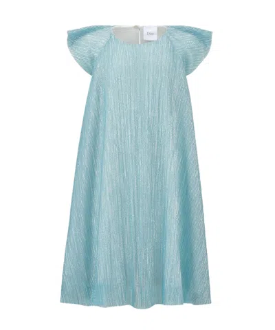Dior Flared Dress In Blue