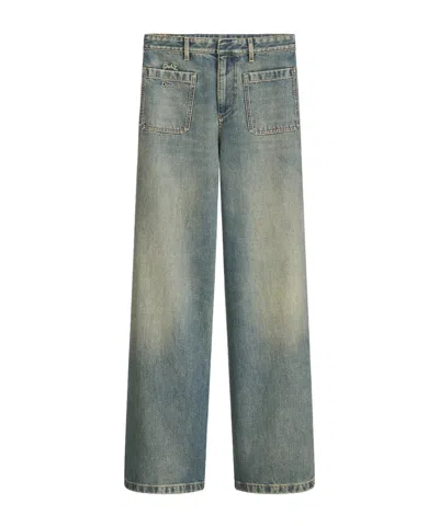 Dior Flared Jeans In Gray