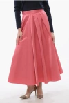 Dior Flared Midi Skirt With Petticoat