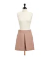 Dior Flared Miniskirt In White