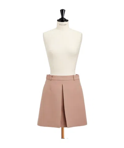Dior Flared Miniskirt In White