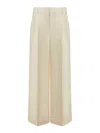 Dior Flared Wool And Silk Trousers In Nude