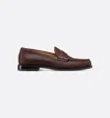 Dior Granville Loafers In Brown