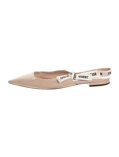 Pre-owned Dior Flats In Pink