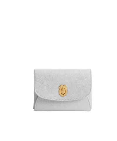 Dior Flip Card Holder In White