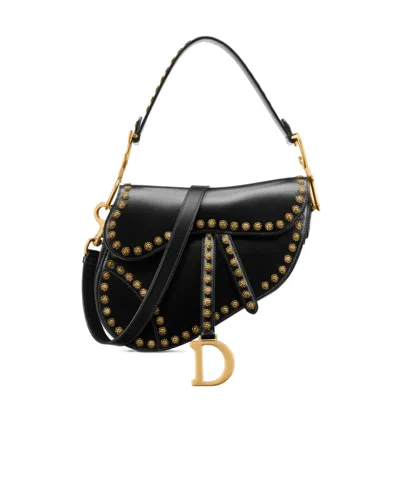 Dior Flip Shoulder Bag In Black