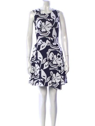 Pre-owned Dior Floral Print Mini Dress In Multi