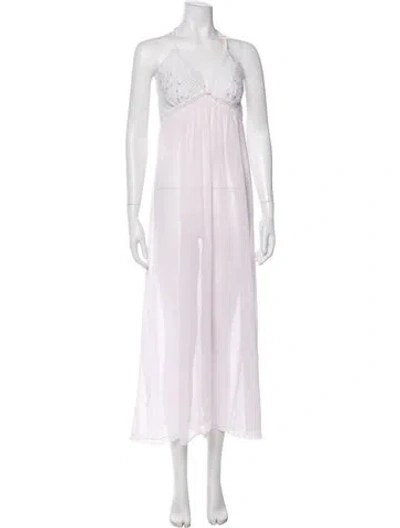 Pre-owned Dior Floral Print Pajamas In Pink