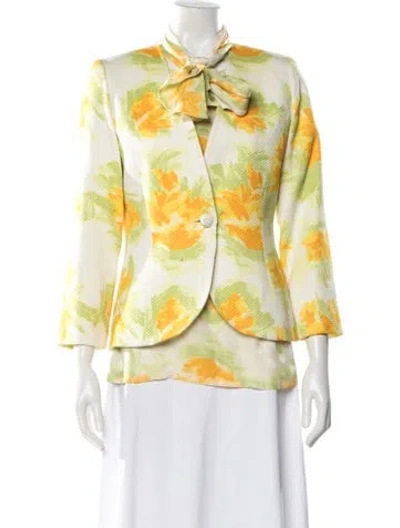 Pre-owned Dior Floral Print Set In Neutral