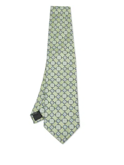Pre-owned Dior Floral-print Tie