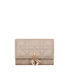 Dior Folding Wallet In Taupe