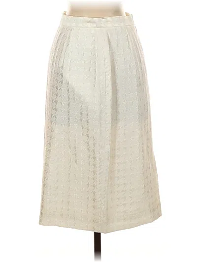 Pre-owned Dior Formal Skirt In Ivory