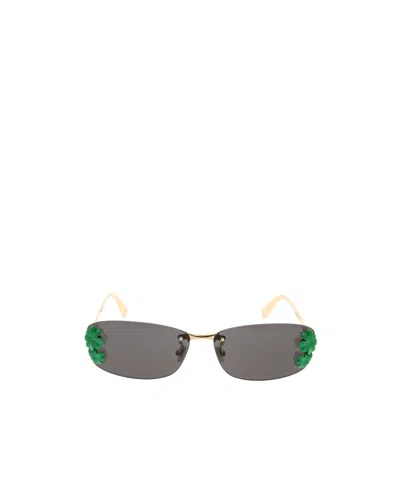 Dior Frameless Sunglasses In Green