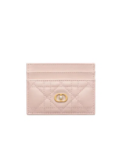 Dior Freesia  Jolie Card Holder In Nude