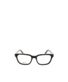 Dior Full Frame Flat-topped Glasses In Black