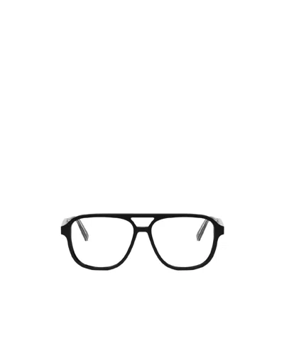 Dior Full Frame Plain Glasses In Black