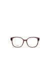 Dior Full Frame Plain Mirror In Brown