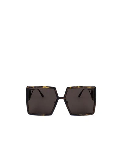 Dior Full Frame Sunglasses In Brown