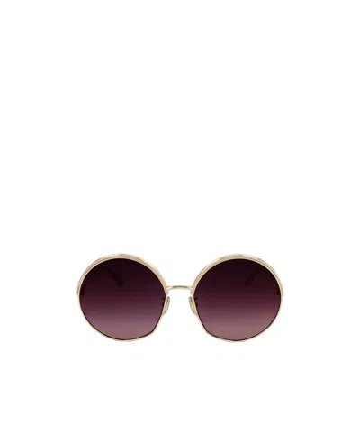 Dior Full Frame Sunglasses In Gold