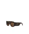 Dior Full Frame Sunglasses In Brown
