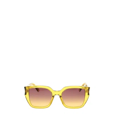 Dior Full Frame Sunglasses In Yellow