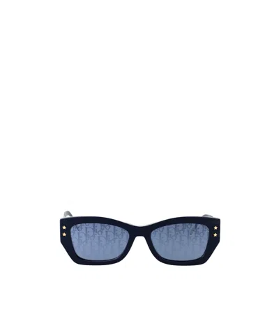 Dior Full Frame Sunglasses In Blue