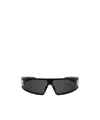 Dior Very M1u Plastic Wrap Sunglasses In Black