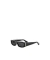 Dior Graphique S1i Rectangular Sunglasses In Black