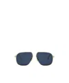 Dior Eyewear Cannage A3u Pilot Frame Sunglasses In Blue