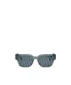 Dior Oblique S2i 52mm Rectangular Sunglasses In Blue