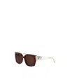 Dior 30montaigne S13i 53mm Square Sunglasses In Brown