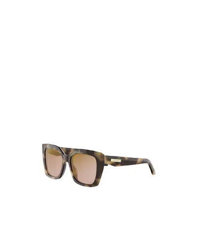 Dior Full Frame Sunglasses In Brown