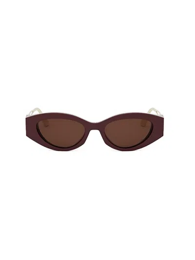 Dior Full Frame Sunglasses In Red