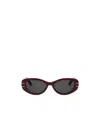 Dior Full Frame Sunglasses In Red