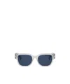Dior Oblique S1i Square Sunglasses In Transparent Color