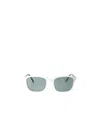 Dior Full Frame Sunglasses In White